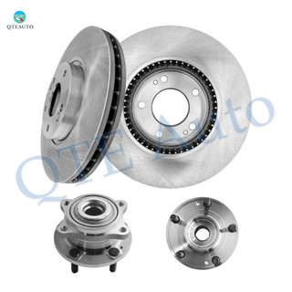Set of 4 Front 300mm Brake Disc Rotors-Wheel Hub Bearing Assembly For 2016 KIA Optima