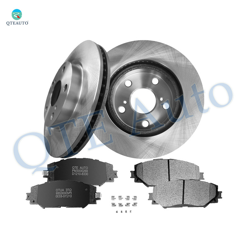 Set of 6 Front 275mm Brake Disc Rotors-Ceramic Brake Pad Kit For 2008-2015 Scion XB