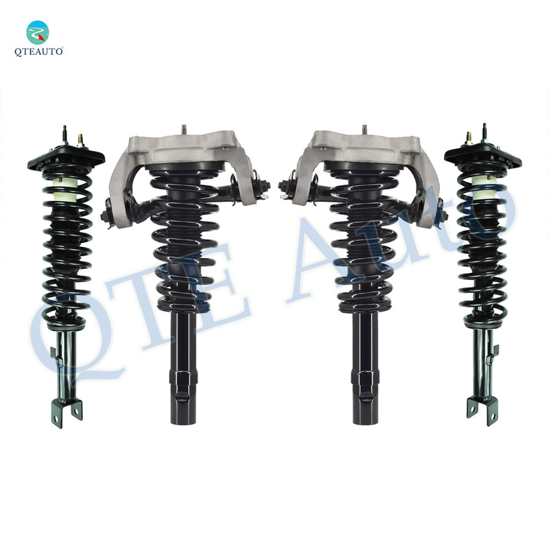 Set Front-Rear Quick Complete Strut-Coil Spring For 1999 2000 Plymouth Breeze w/ Control Arm