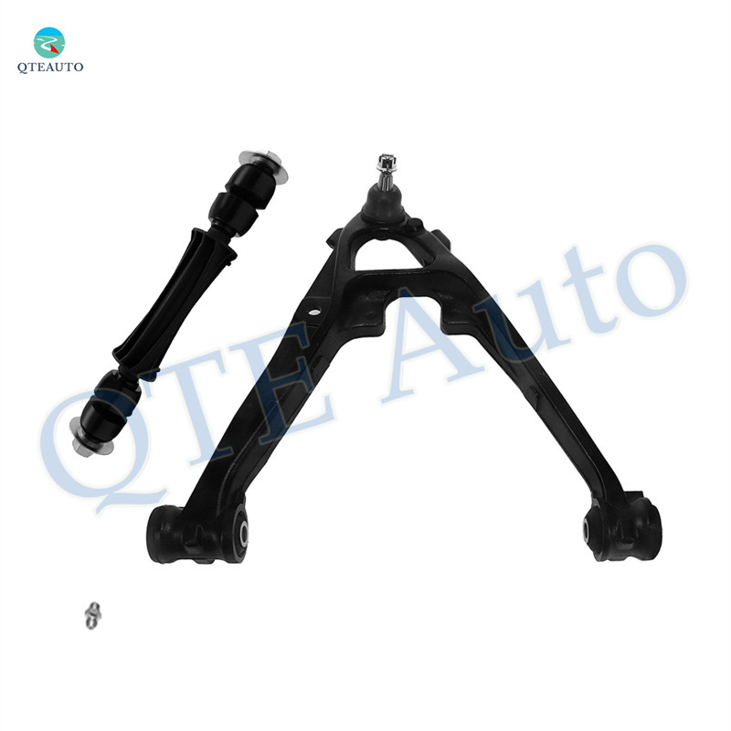 Front Right Lower Control Arm Ball Joint-Sway Bar Link For 2007-2016 GMC Sierra 1500 Cast Iron Arm