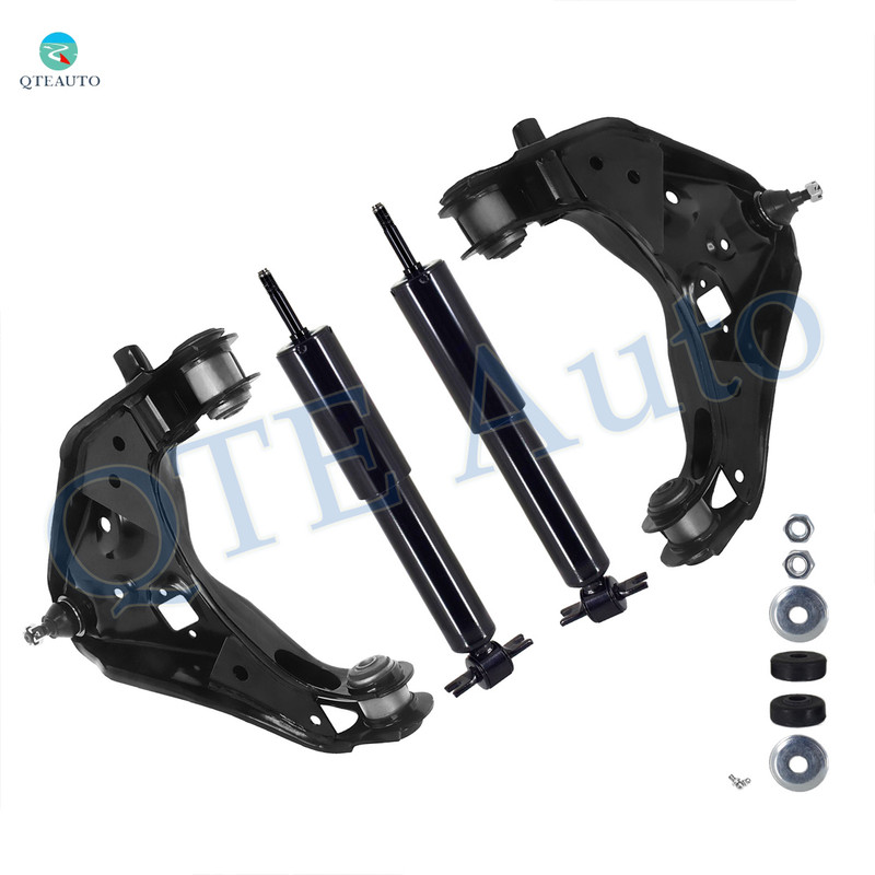 Set of 4 Front Lower Control Arm Ball Joint-Shock Absorber For 1999 Mazda B2500