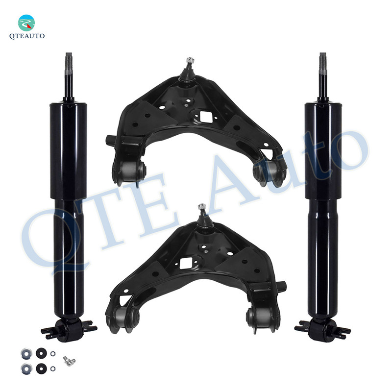 Set of 4 Front Lower Control Arm Ball Joint-Shock Absorber For 1998-2007 Mazda B3000 RWD