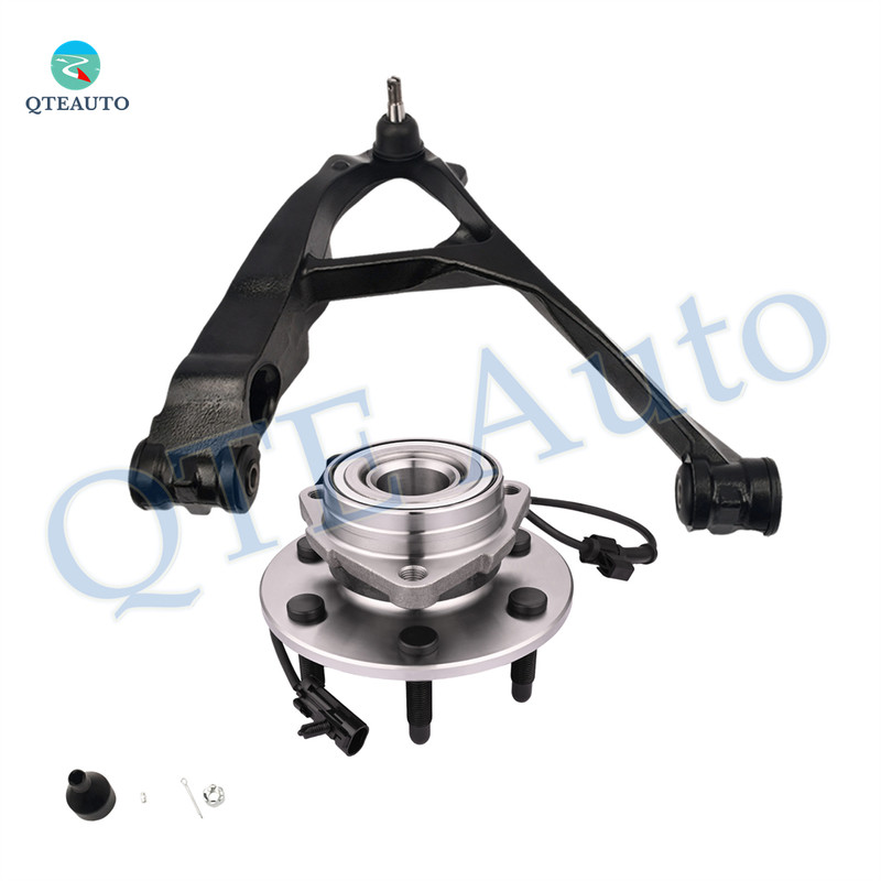 Front Right Lower Control Arm Ball Joint-Wheel Hub Bearing Assembly For 2000-2006 Chevrolet Suburban 1500