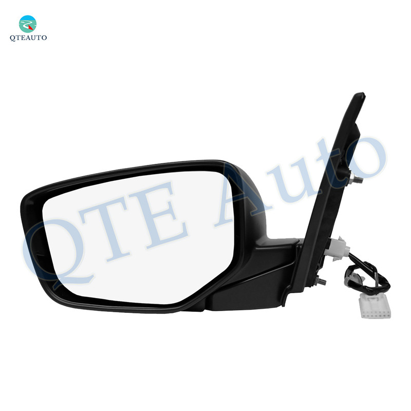 Left Driver Side Mirror, Power Non-Heated Paintable Manual Folding For 2013-2017 Honda Accord