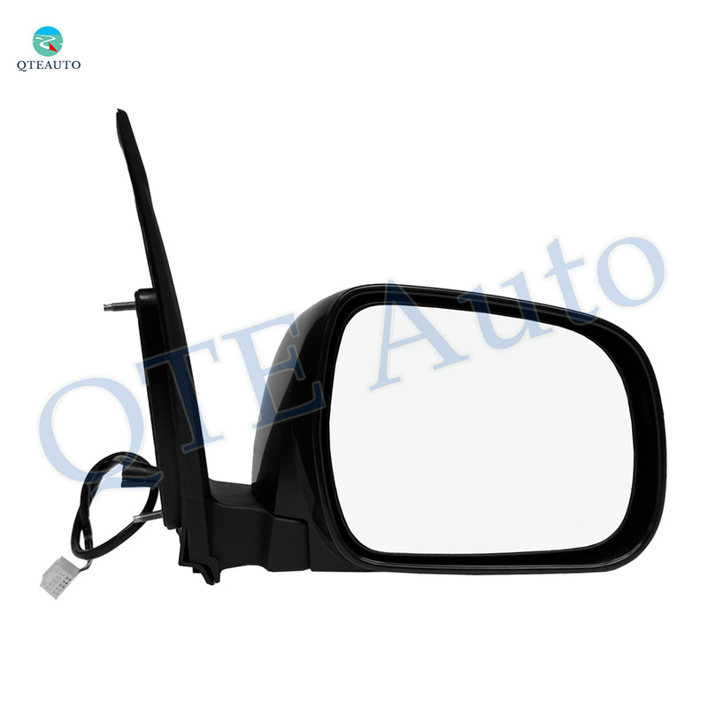 Right Passenger Side Mirror, Power Non-Heated Textured Black Manual Folding For 2004-2010 Toyota Sienna