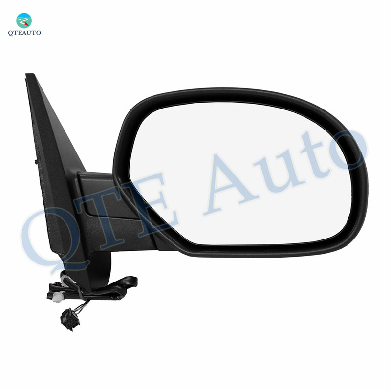 Right Passenger Side Mirror, Power Heated Chrome Manual Folding For 2007-2013 GMC Sierra 2500 HD