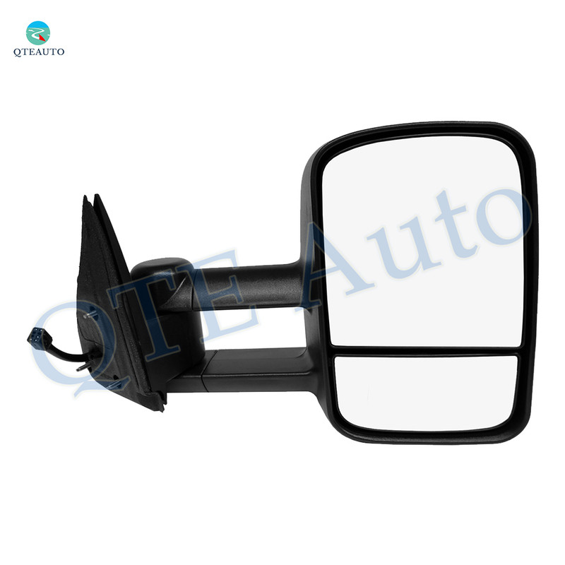 Right Passenger Side Mirror, Power Heated Textured Black Manual Folding For 2000-2006 GMC Yukon XL 1500