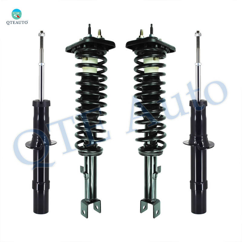Set of 4 Front Strut-Rear Quick Complete Strut-Coil Spring For 1999 2000 Plymouth Breeze