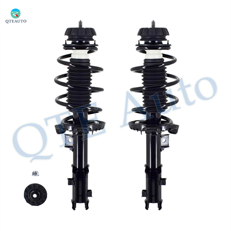 Pair of 2 Front Left-Right Quick Complete Strut-Coil Spring Assembly For 2018-2022 Hyundai Accent
