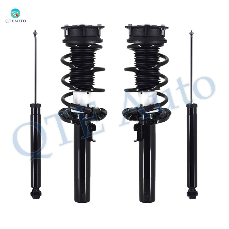 Set of 4 Front Quick Complete Strut-Coil Spring Assembly-Rear Shock Absorber For 2019-2024 Volkswagen Jetta