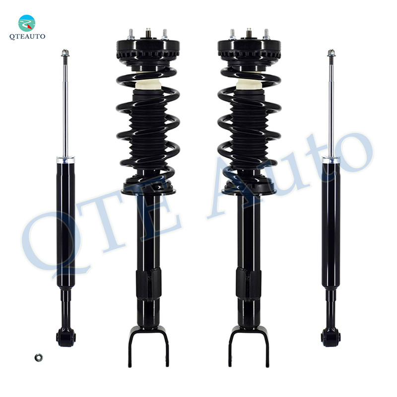 Set of 4 Front Quick Complete Strut-Coil Spring Assembly-Rear Shock Absorber For 2012-2014 Chrysler 300