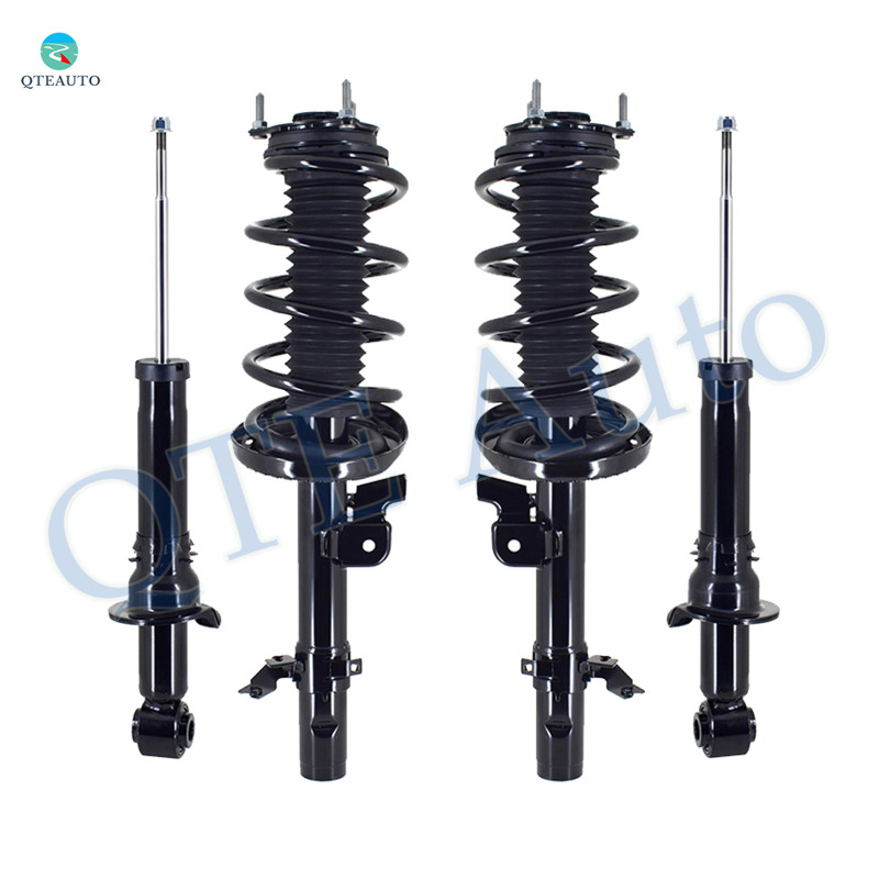 Set of 4 Front Quick Complete Strut-Coil Spring Assembly-Rear Suspension Strut Assembly For 2019-2023 Honda Passport