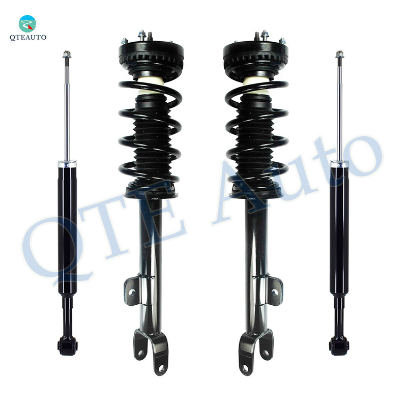 Set of 4 Front Quick Complete Strut-Coil Spring Assembly-Rear Shock Absorber For 2012-2014 Dodge Challenger