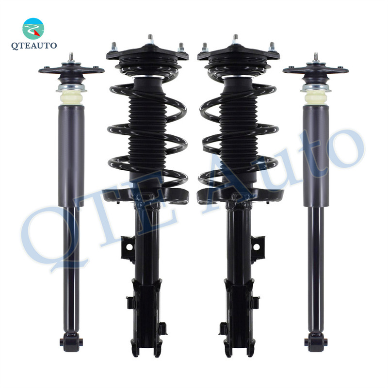 Set of 4 Front Quick Complete Strut-Coil Spring Assembly-Rear Complete Shock Absorber Kit For 2014-2018 KIA Soul