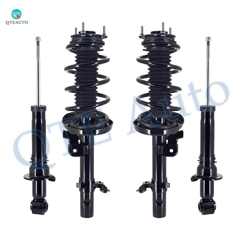 Set of 4 Front Quick Complete Strut-Coil Spring Assembly-Rear Suspension Strut Assembly For 2019-2022 Honda Passport