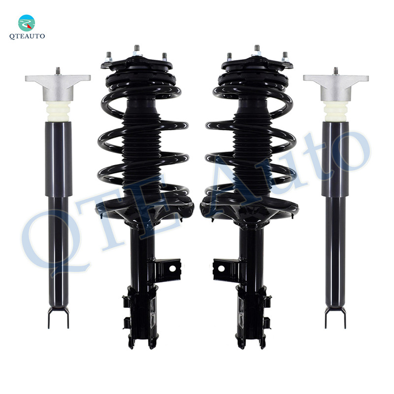 Set of 4 Front Quick Complete Strut-Coil Spring Assembly-Rear Complete Shock Absorber Kit For 2011 2012 Hyundai Elantra