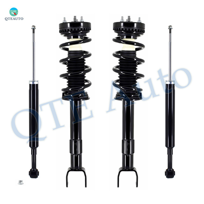 Set of 4 Front Quick Complete Strut-Coil Spring Assembly-Rear Shock Absorber For 2012-2023 Dodge Challenger