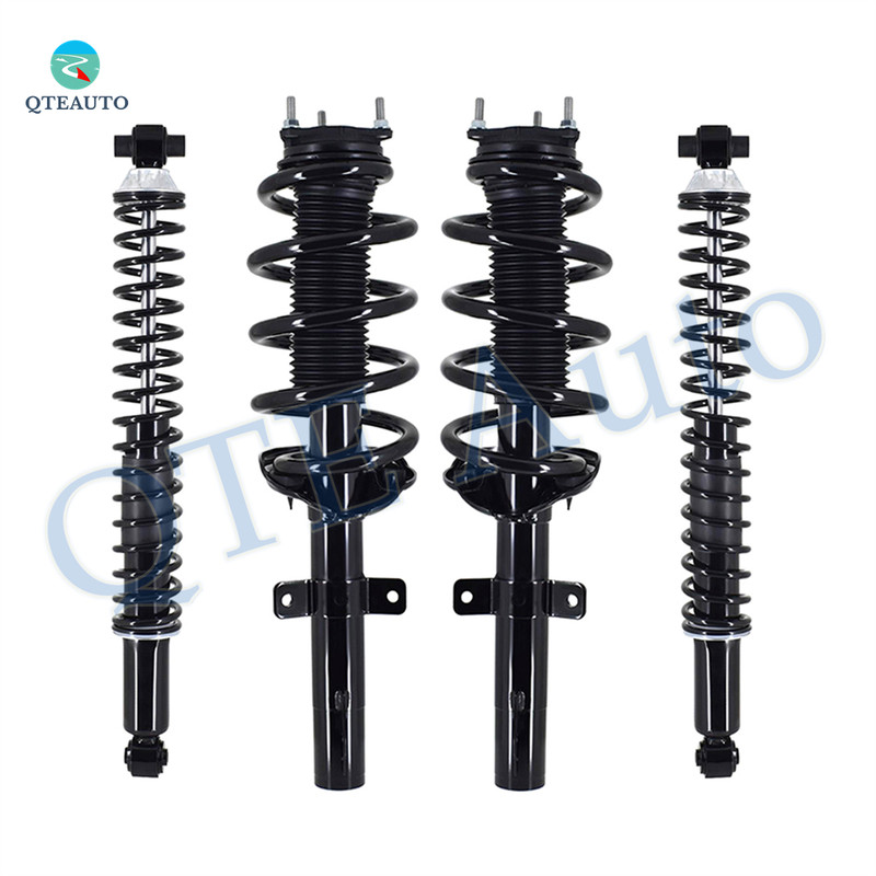 Set of 4 Front Quick Complete Strut-Coil Spring Assembly-Rear Complete Shock Absorber Kit For 2018 2019 Ford Transit-150