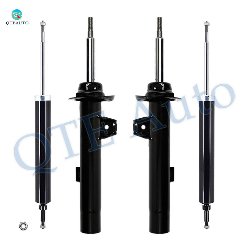 Set of 4 Front Suspension Strut Assembly-Rear Shock Absorber Replacement For 2006 BMW 325I