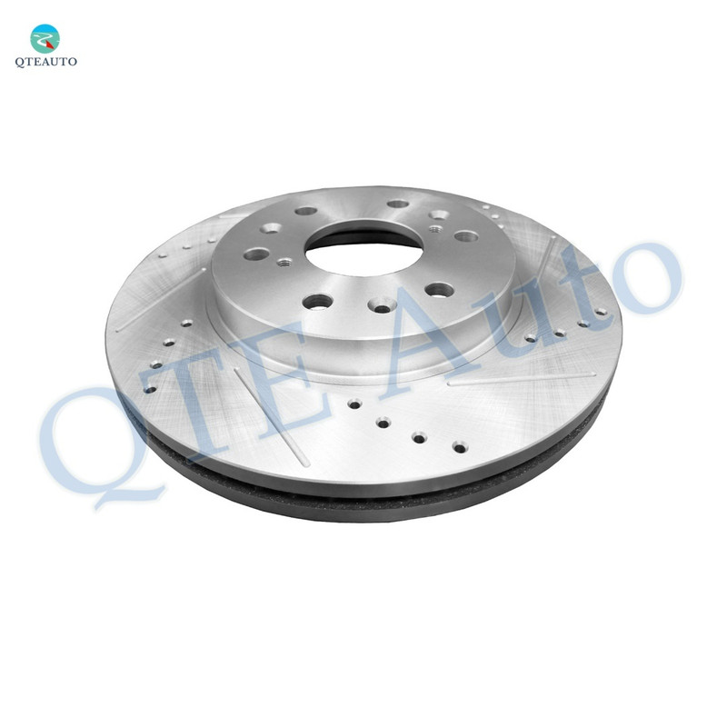 Front Left 329.95mm Drilled Slotted Brake Disc Rotors For 2007-2014 Cadillac Escalade ESV Front Left 329.95mm Drilled Slotted Brake Disc Rotors For 2007-2014 Cadillac Escalade ESV