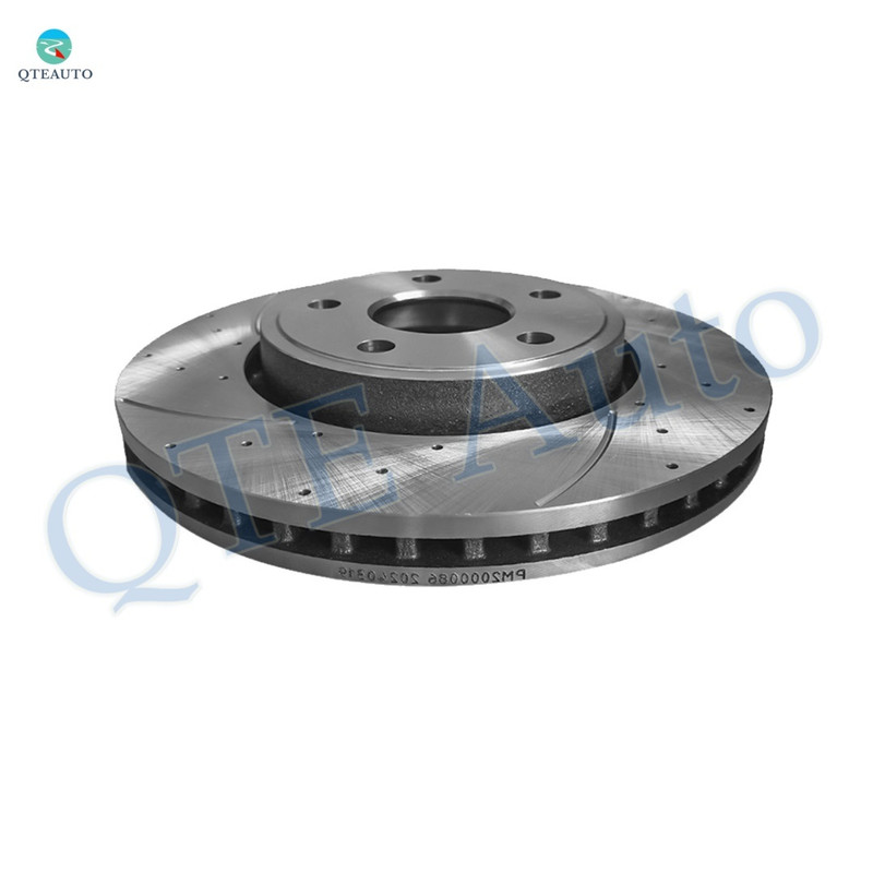 1 Piece Front Right330mmDrilled Slotted Brake Disc Rotor For 2011-2020 Jeep Grand Cherokee