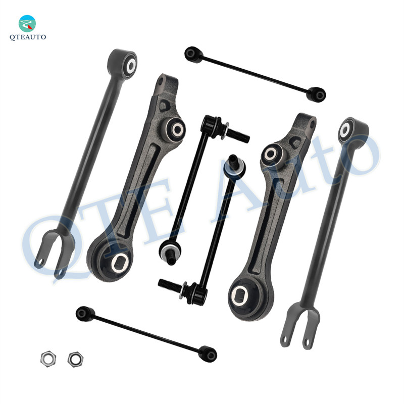 Set of 8 Front Lower Rearward Control Arm-Sway Bar Link-Rear Lower Forward Control Arm-Sway Bar Link For 2011-2020 Chrysler 300 Set of 8 Front Lower Rearward Control Arm-Sway Bar Link-Rear Lower Forward Control Arm-Sway Bar Link For 2011-2020 Chrysler 300