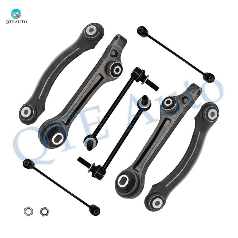 Set of 8 Front Lower Rearward Control Arm-Sway Bar Link-Rear Upper Forward Control Arm-Sway Bar Link For 2011-2020 Dodge Challenger Set of 8 Front Lower Rearward Control Arm-Sway Bar Link-Rear Upper Forward Control Arm-Sway Bar Link For 2011-2020 Dodge Challenger