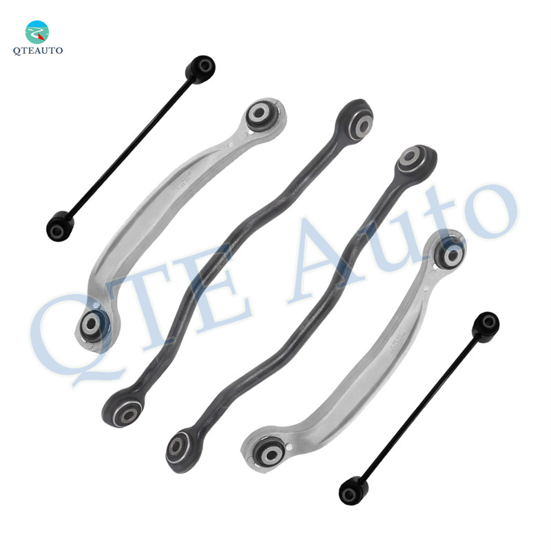 Set of 6 Rear Upper Rearward-Lower Rearward Control Arm-Sway Bar Link For 2007-2010 2015-2018 Dodge Charger