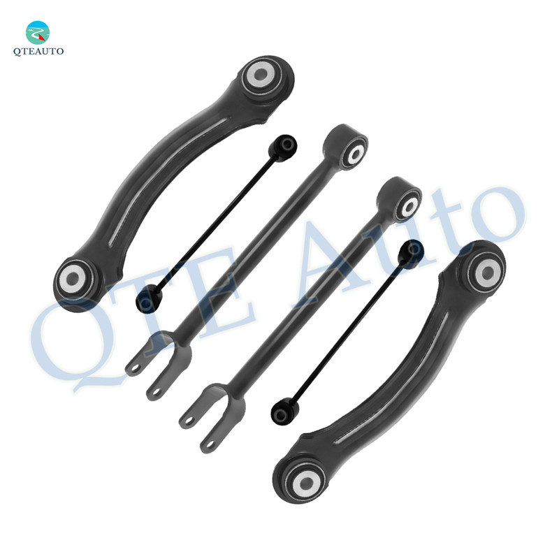 Set of 6 Rear Upper Forward-Lower Forward Control Arm-Sway Bar Link For 2005-2020 Chrysler 300