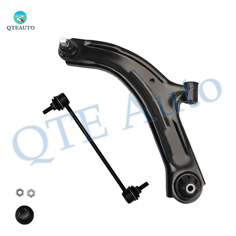 Front Left Lower Control Arm Ball Joint-Sway Bar Link For 2007-2012 Nissan Versa