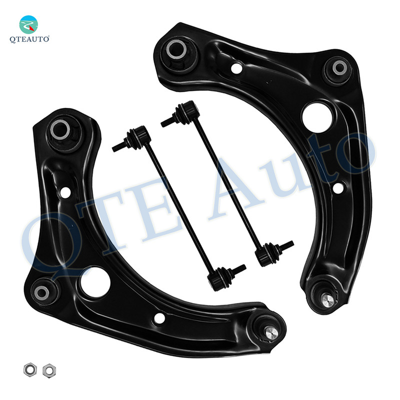 Set of 4 Front Lower Control Arm Ball Joint-Sway Bar Link For 2012-2019 Nissan Versa