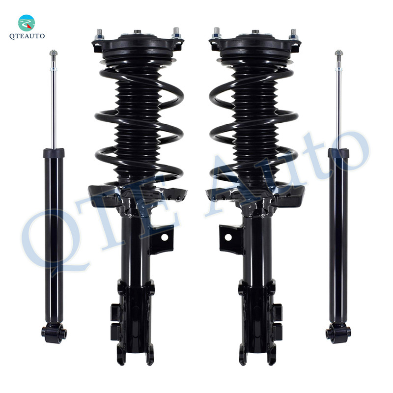 Set of 4 Front Quick Complete Strut-Coil Spring Assembly-Rear Shock Absorber For 2016-2018 KIA Optima L4