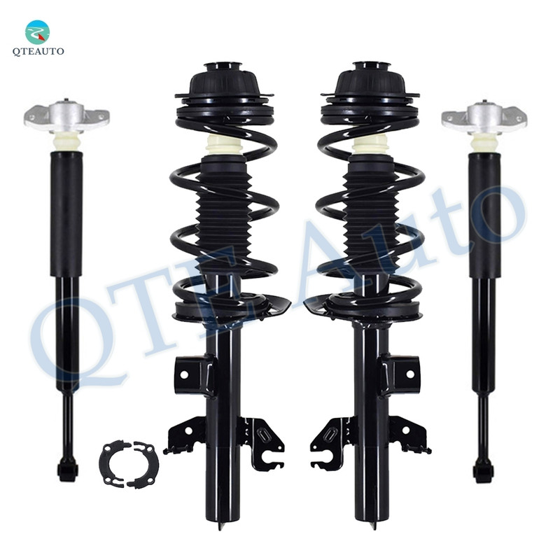 Set of 4 Front Quick Complete Strut-Coil Spring Assembly-Rear Complete Shock Absorber Kit For 2014-2022 Jeep Cherokee