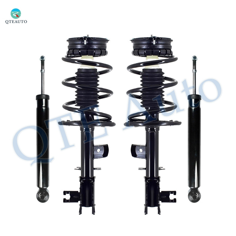 Set of 4 Front Quick Complete Strut-Coil Spring Assembly-Rear Shock Absorber For 2014 Nissan Murano