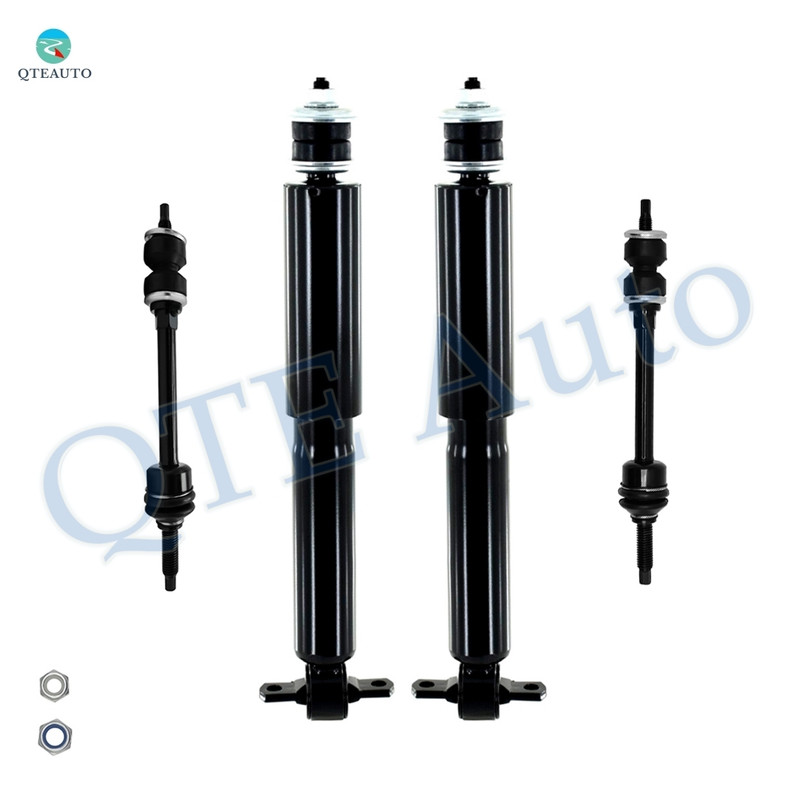 Set of 4 Front Sway Bar Link-Shock Absorber For 2009 2010 Dodge RAM 1500 RWD