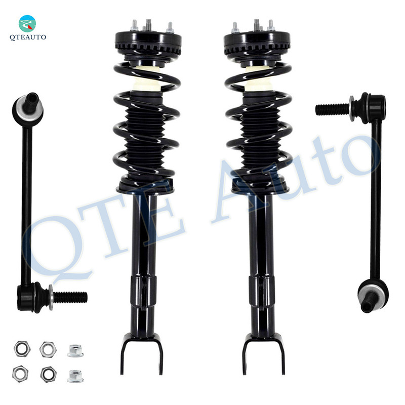 Set of 4 Front Sway Bar Link-Quick Complete Strut-Coil Spring Assembly For 2012-2022 Chrysler 300