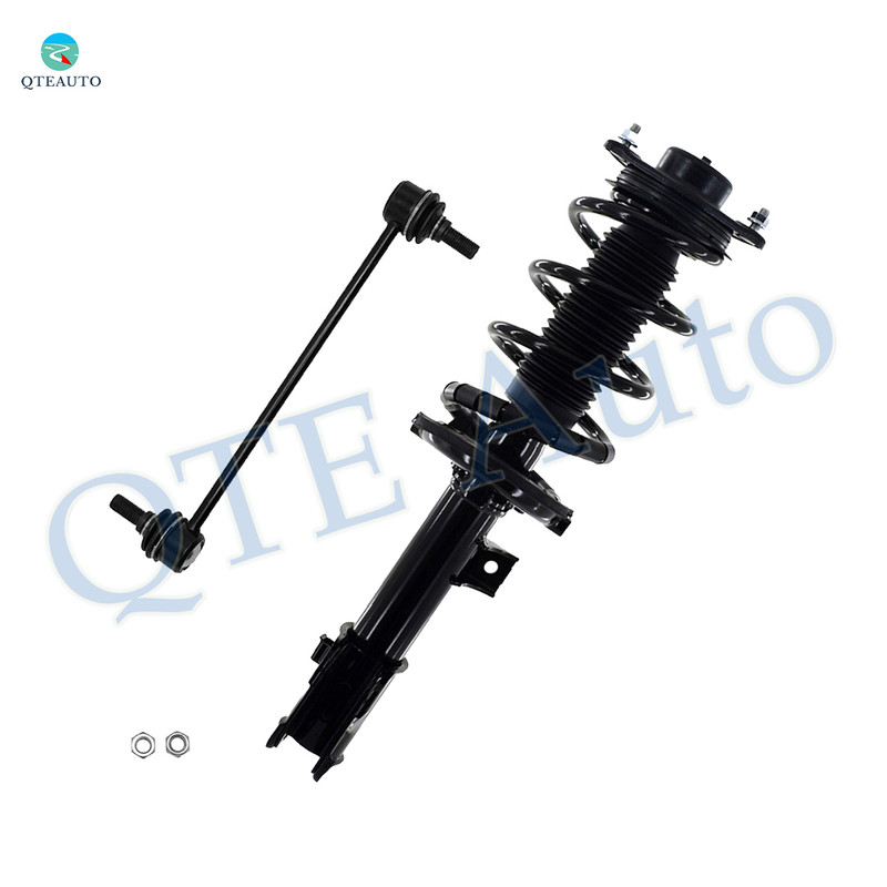 Front Left Sway Bar Link-Quick Complete Strut-Coil Spring Assembly For 2013-2018 Hyundai Santa FE