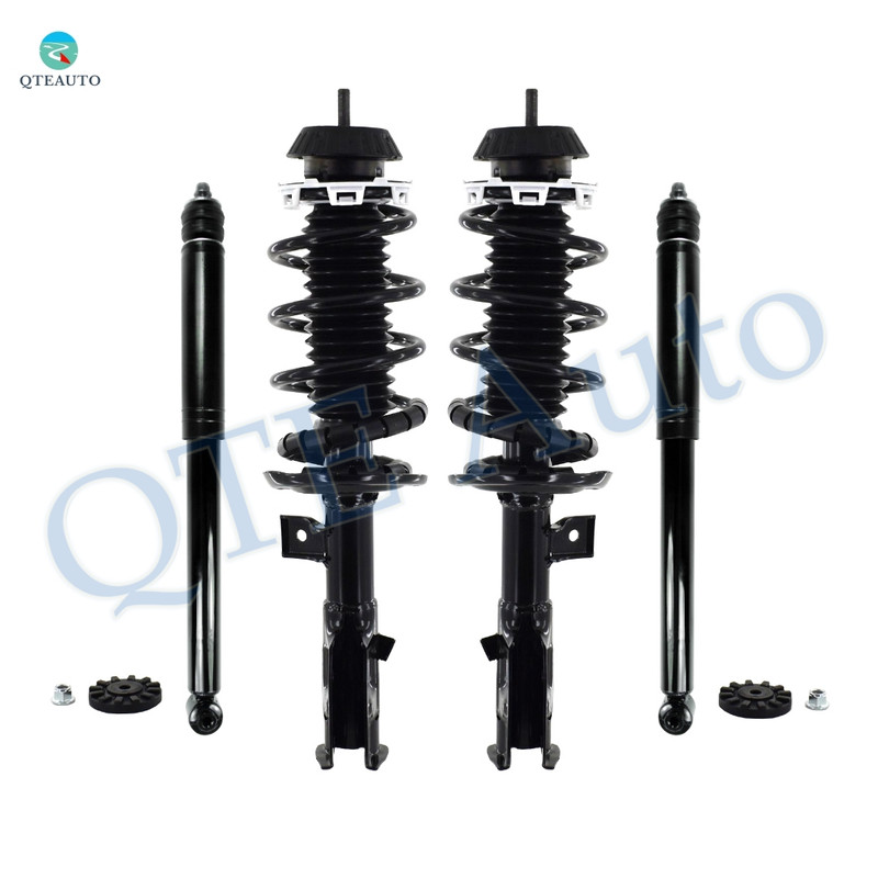 Set 4 Front Quick Complete Strut-Coil Spring-Rear Shock For 2007 2008 Honda Fit