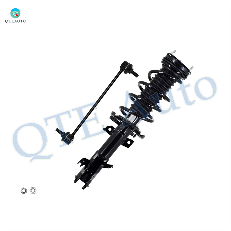 Front Left Sway Bar Link-Quick Complete Strut-Coil Spring Assembly For 2014-2016 Ford Fiesta