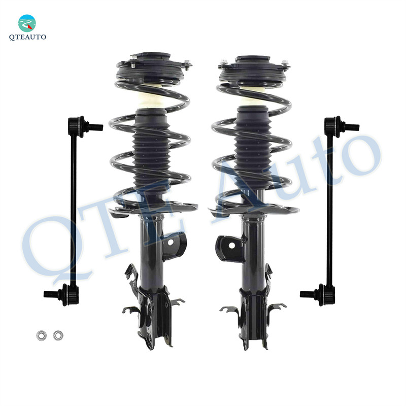 Set of 4 Front Sway Bar Link-Quick Complete Strut-Coil Spring Assembly For 2011-2017 Nissan Juke