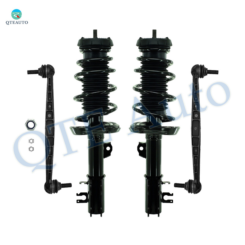 Set of 4 Front Sway Bar Link-Quick Complete Strut-Coil Spring Assembly For 2013-2016 Chevrolet Sonic RS