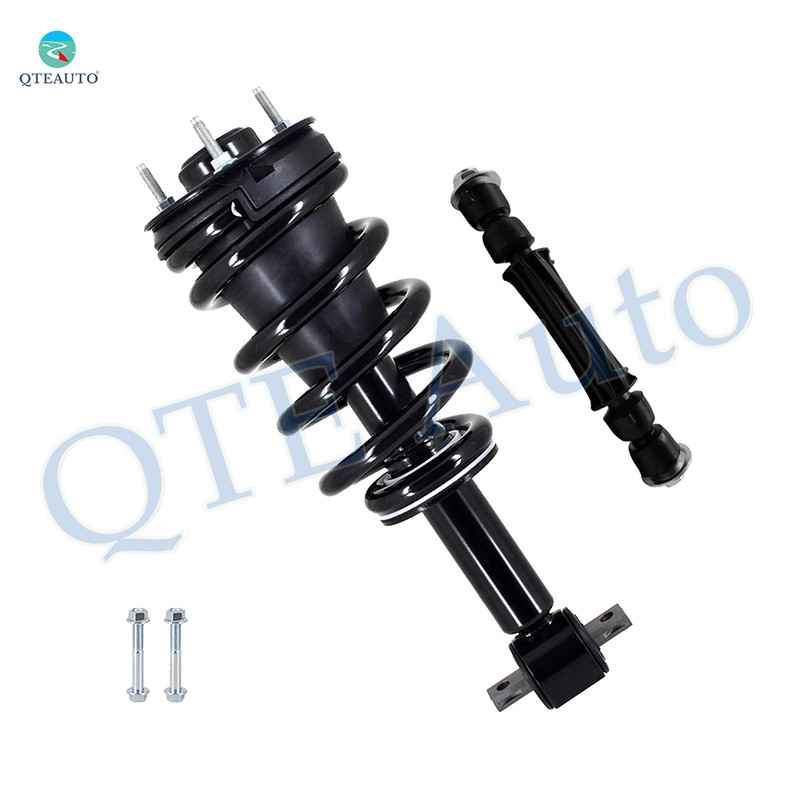 Front Sway Bar Link-Quick Complete Strut-Coil Spring Assembly For 2007-2014 Cadillac Escalade