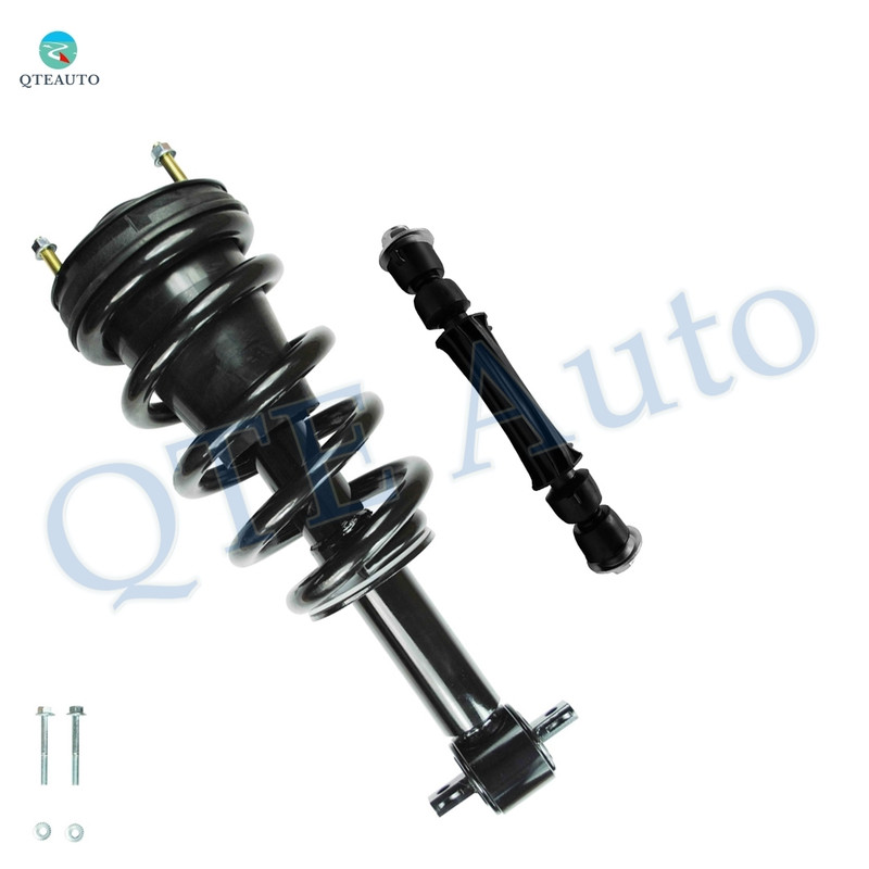 Front Sway Bar Link-Quick Complete Strut-Coil Spring Assembly Replacement For 2007-2013 GMC Sierra 1500