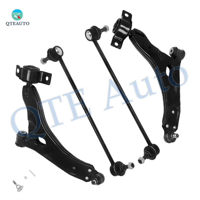 Set of 4 Front Lower Control Arm Ball Joint-Sway Bar Link For 2007-2010 Ford Focus