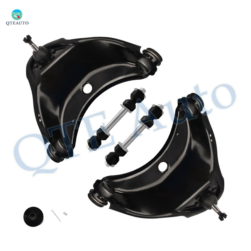 Set of 4 Front Upper Control Arm Ball Joint-Sway Bar Link For 1995-2000 Chevrolet Tahoe