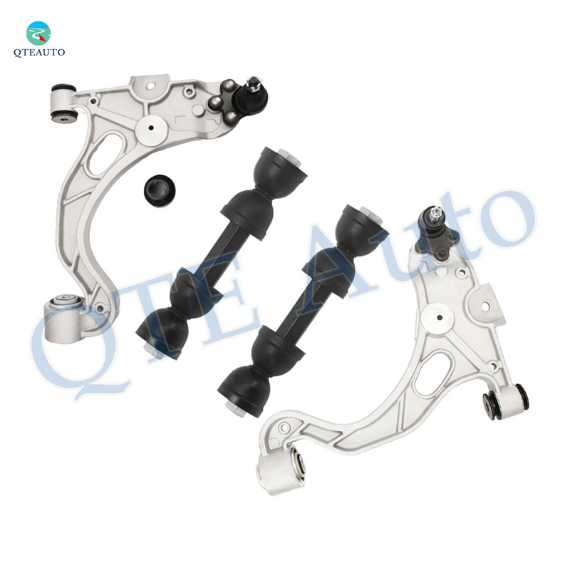 Set of 4 Front Lower Control Arm Ball Joint-Sway Bar Link For 2000-2005 Buick Lesabre