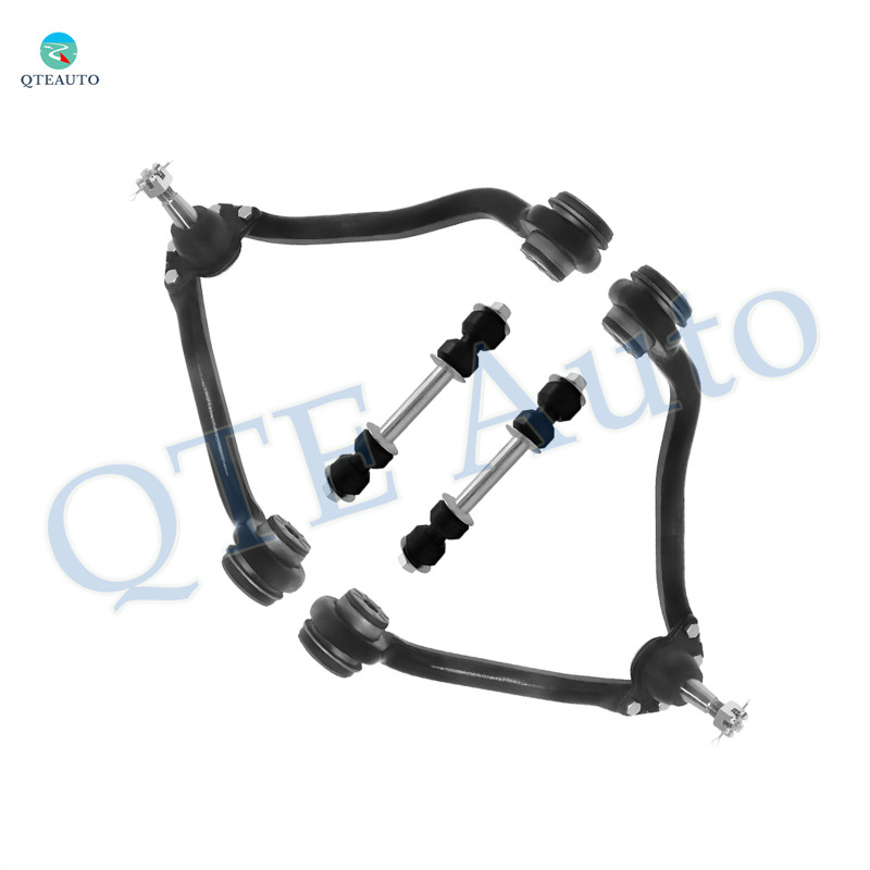 Set of 4 Front Upper Control Arm Ball Joint-Sway Bar Link For 1994-1999 Chevrolet C1500 Suburban