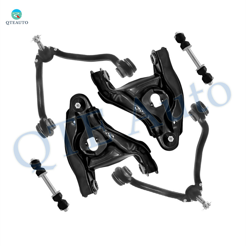 Set of 6 Front Upper and Lower Control Arm Ball Joint-Sway Bar Link For 1992-1999 Chevrolet C2500 Suburban Set of 6 Front Upper and Lower Control Arm Ball Joint-Sway Bar Link For 1992-1999 Chevrolet C2500 Suburban