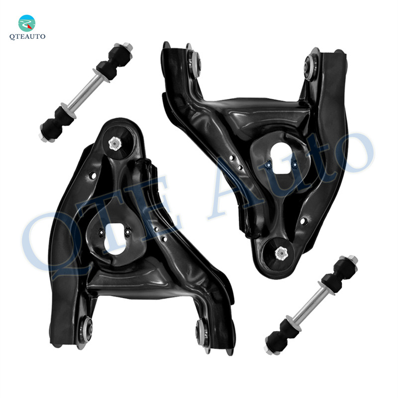 Set of 4 Front Lower Control Arm Ball Joint-Sway Bar Link For 1988-2000 GMC C2500