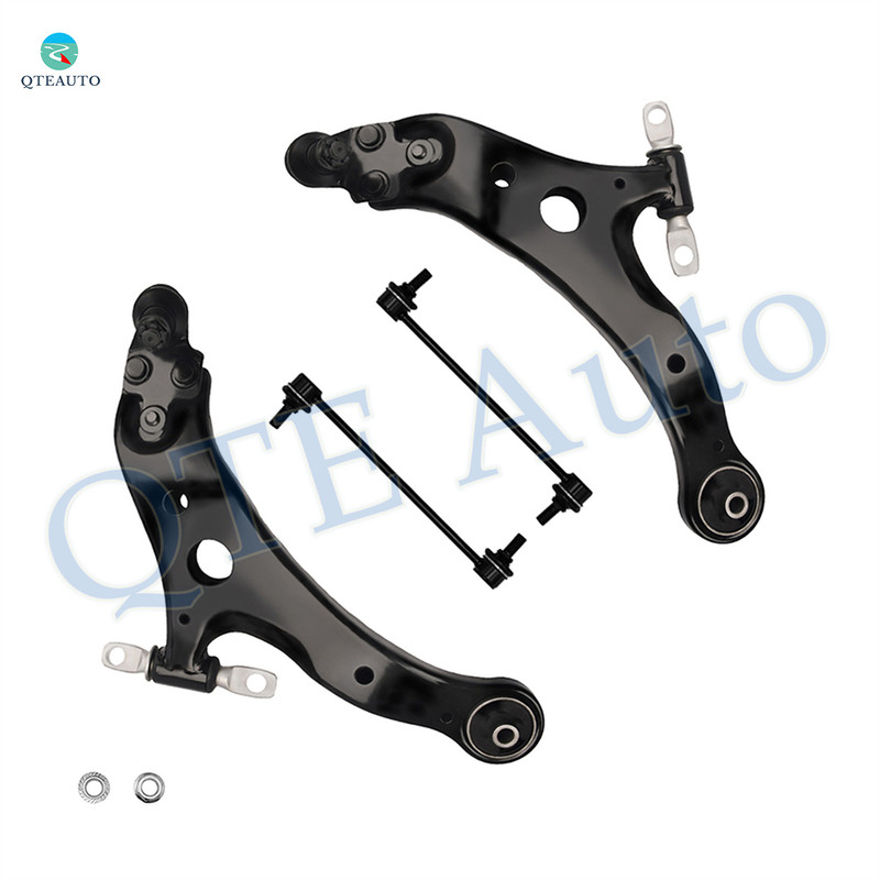Set of 4 Front Lower Control Arm Ball Joint-Sway Bar Link For 2004-2007 Toyota Highlander